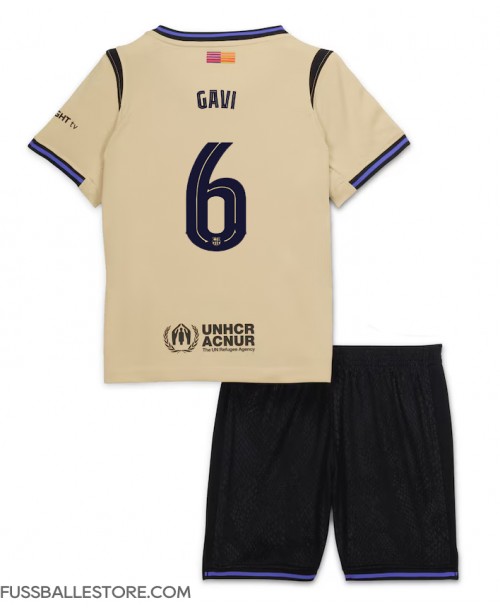 Günstige Barcelona Paez Gavi #6 Auswärts Trikotsatzt Kinder 2025-26 Kurzarm (+ Kurze Hosen) Günstige Barcelona Paez Gavi #6 Auswärts Trikotsatzt Kinder 2025-26 Kurzarm (+ Kurze Hosen)